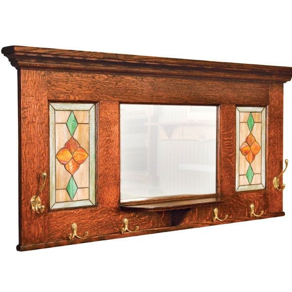 Hall Mirror Coat Rack Combo  - Downloadable Plan alt 0