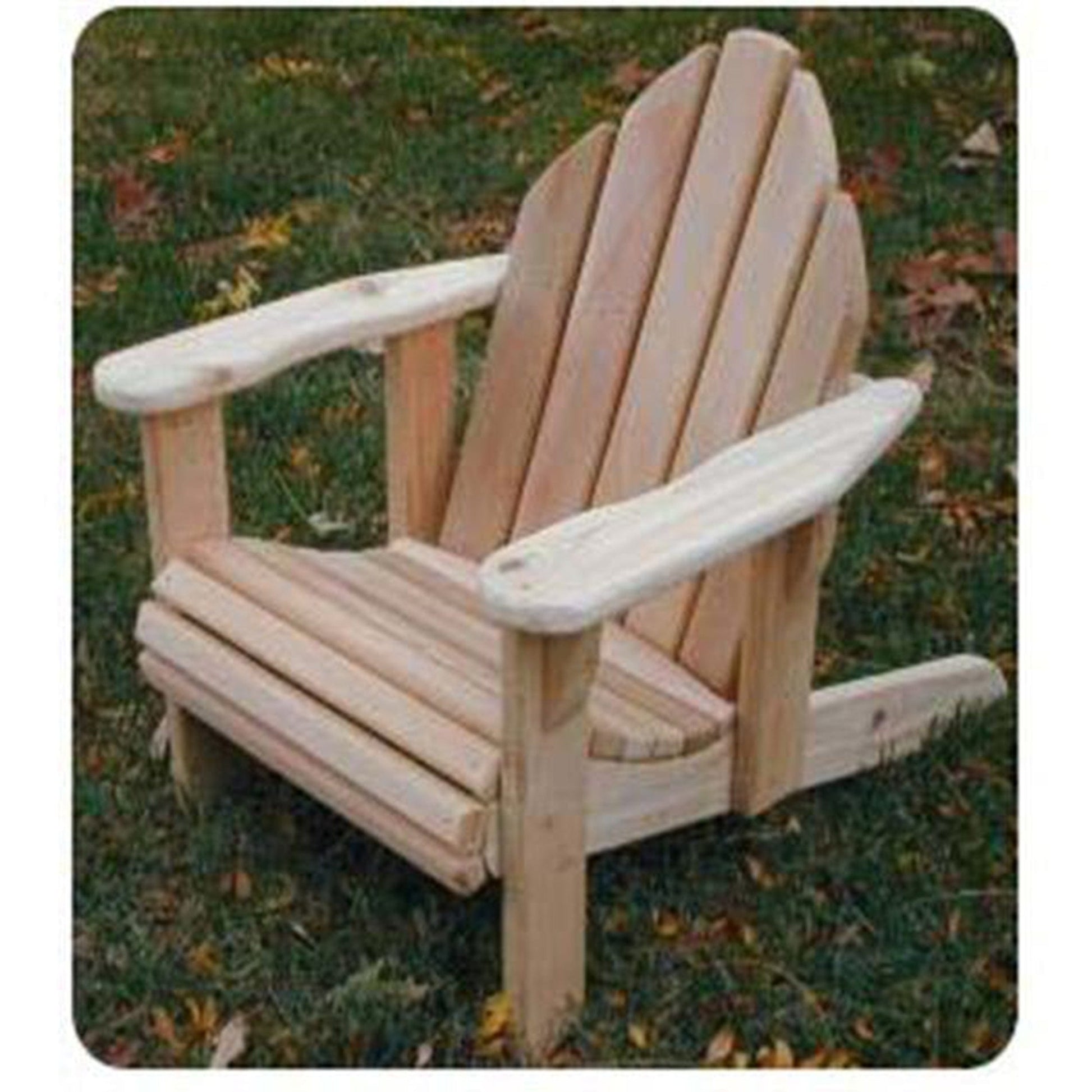 Woodworking Project Paper Plan to Build Child-Size Adirondack Chair alt 0