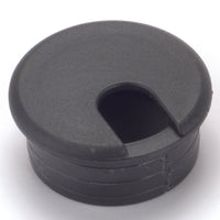 1-1/2" Cable Management Plastic Grommet Black alt 0