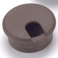 2" Cable Management Plastic Grommet Brown alt 0