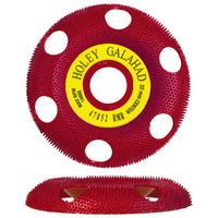 Holey Galahad See Through Disc - 7/8" Arbor - Round - Medium - Red alt 0