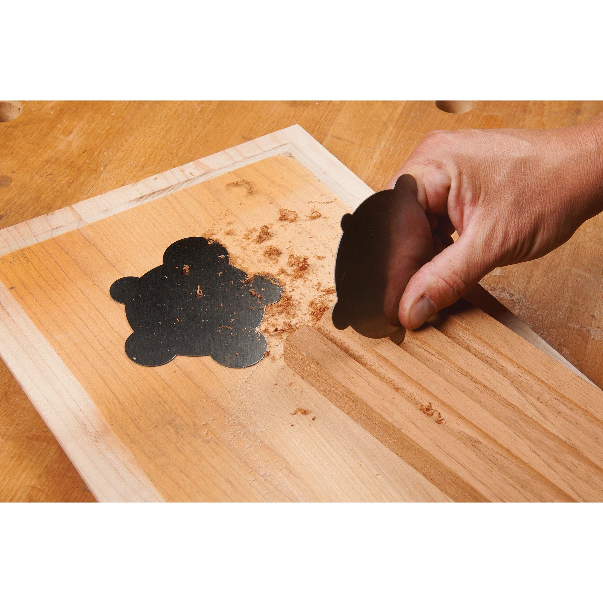 Convex Cabinet Scraper Set - 2 Piece alt 0