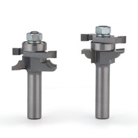 Bead Stile and Rail Door Router Bit Set - 1/2" SH - 1-5/8" OD x 7/8" CL - 2 Piece alt 0