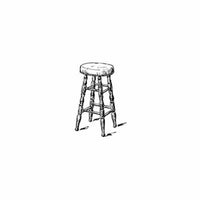 Woodworking Project Paper Plan to Build Bar Stool alt 0