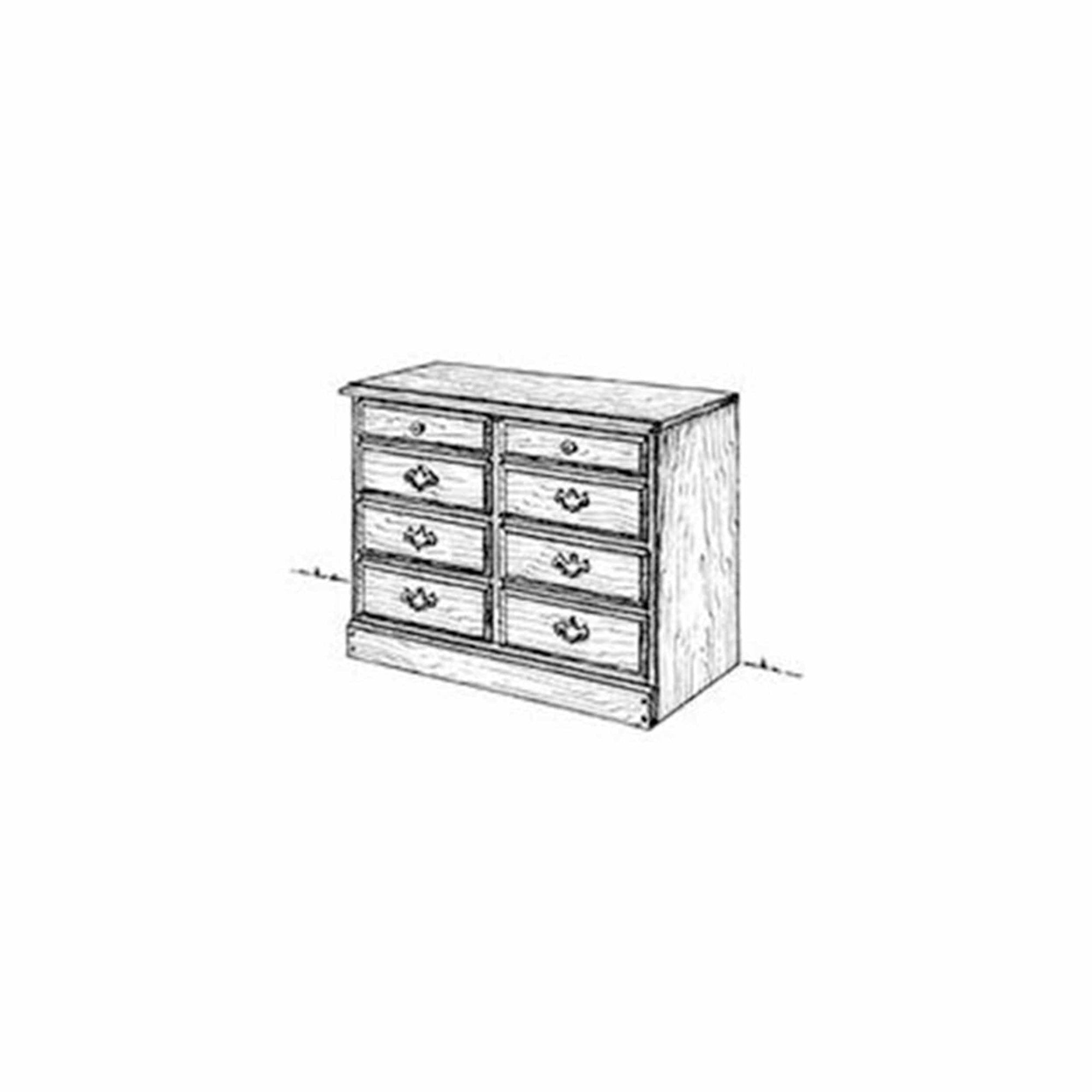 Woodworking Project Paper Plan to Build Chest of Drawers 30 alt 0