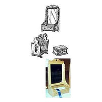 Woodworking Project Paper Plan to Build Dresser Mirror, Jewelry Box, Magazine Rack alt 0