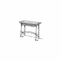 Woodworking Project Paper Plan to Build Spanish Hall Sofa Table alt 0