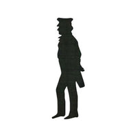 Woodworking Project Paper Plan to Build Railway Conductor Shadow alt 0