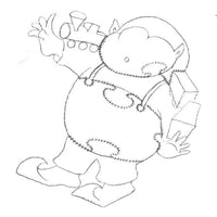 Woodworking Project Paper Plan to Build Elf with Train alt 0