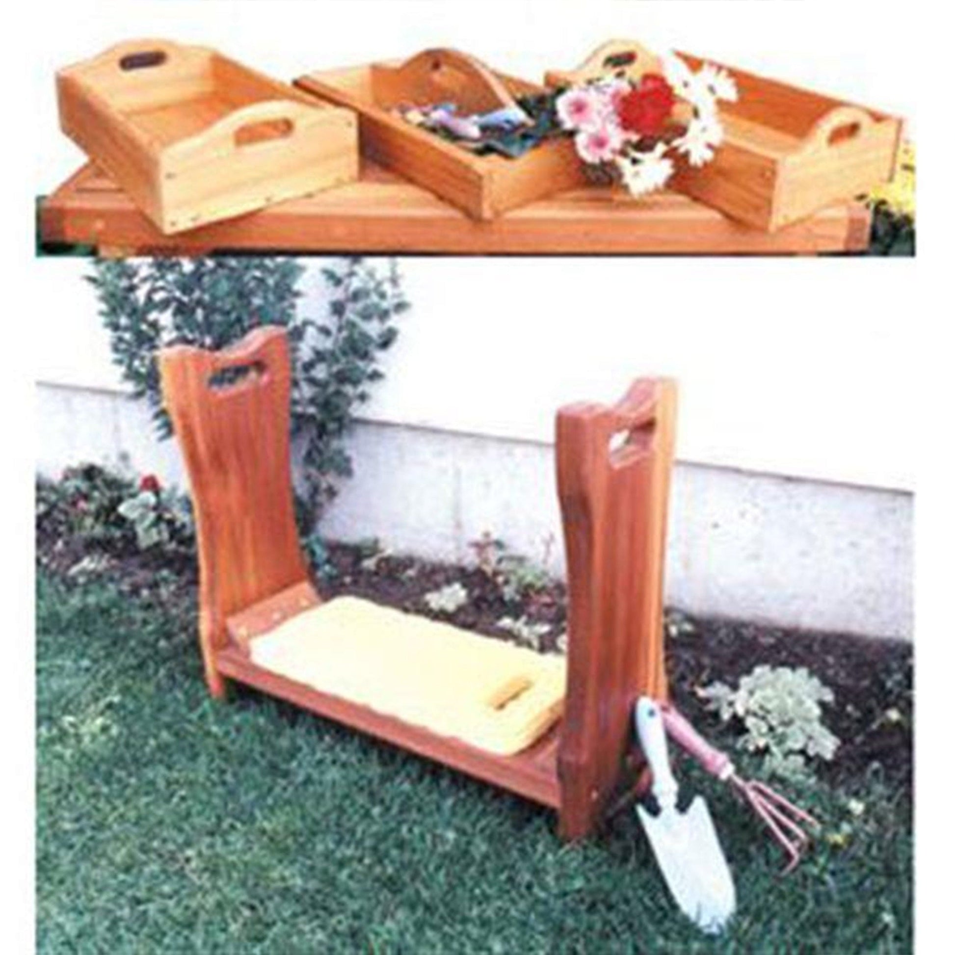 Woodworking Project Paper Plan to Build Kneeling Bench alt 0