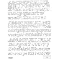 Woodworking Project Paper Plan to Build Letters & Numbers Alphabet 4 alt 0