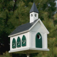 Woodworking Project Paper Plan to Build Country Church Birdhouse alt 0