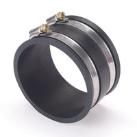 4" Dust Control Flex Cuff w/ Hose Clamps alt 0