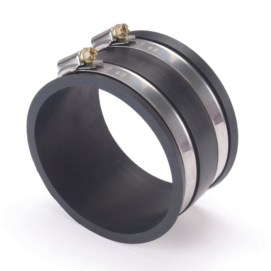 4" Dust Control Flex Cuff w/ Hose Clamps alt 0