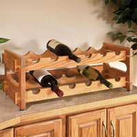 Woodworking Project Paper Plan to Build Stackable Wine Racks alt 0