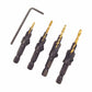CounterBit Countersink Drill Bit Set - 4 Piece alt 0