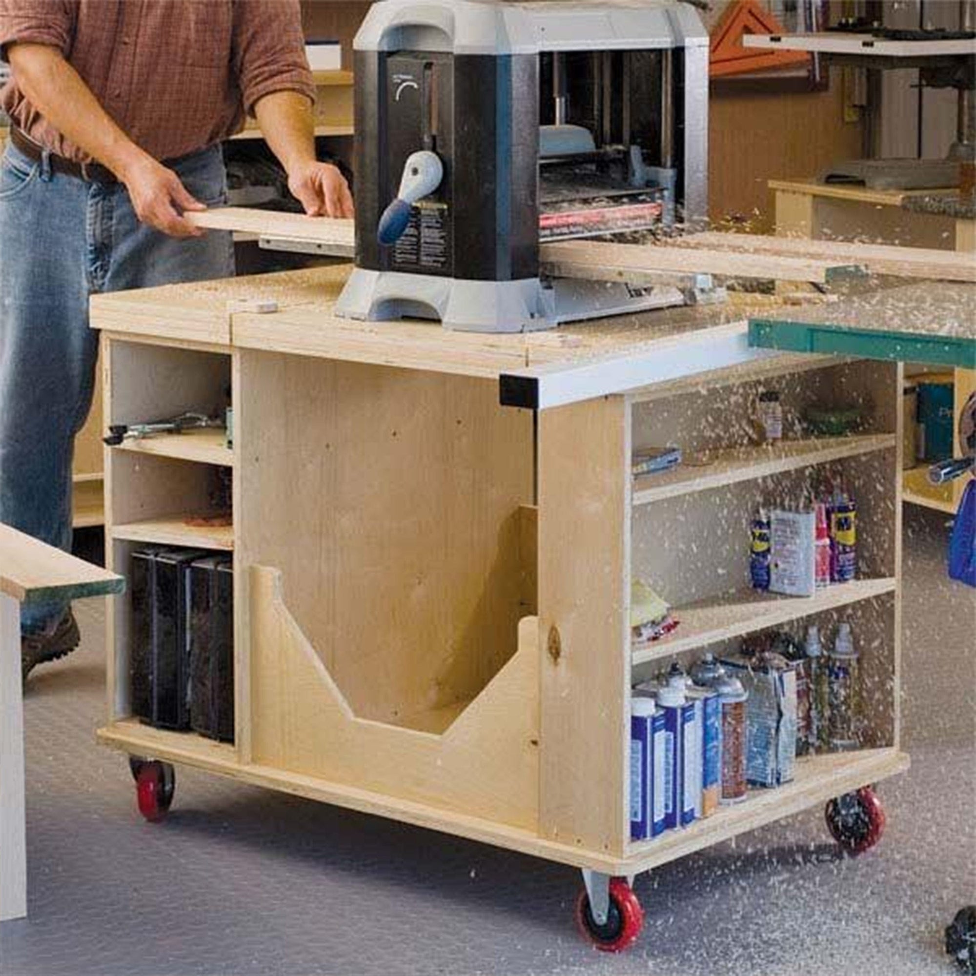 Woodworking Project Paper Plan to Build Flip-Top Cart alt 0