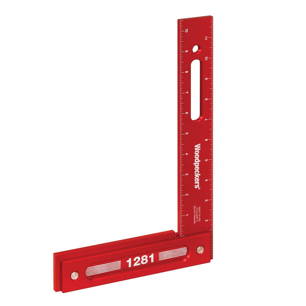 Precision Woodworking Square with Rack-It - 12" x 8"