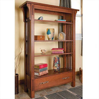 Arts & Crafts Bookcase - Paper Plan alt 0