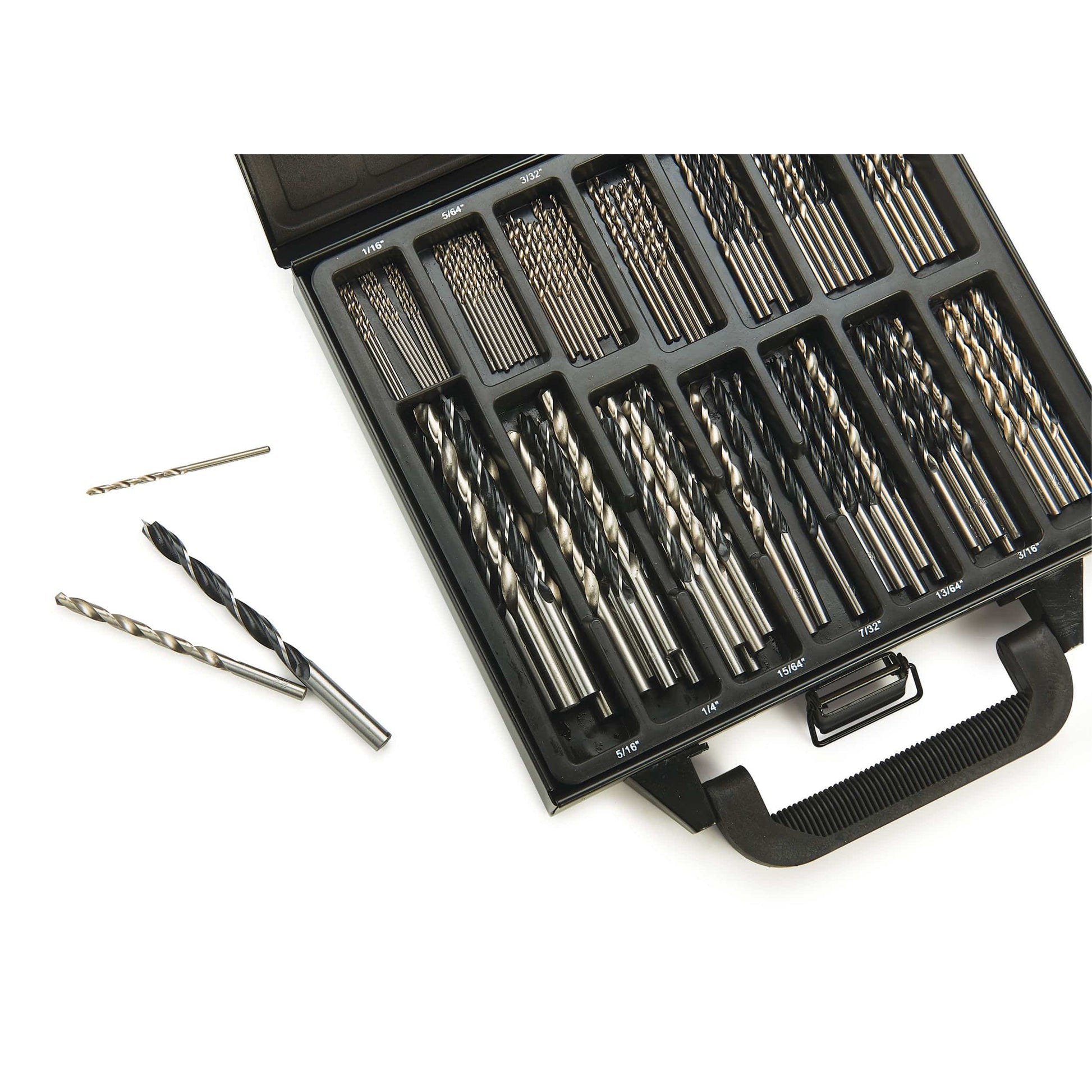 Combo Brad Point and Twist Drill Bit Set - 100 Piece alt 0