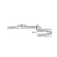 Double Locking Bi-Fold Door Hinge Pair alt 0