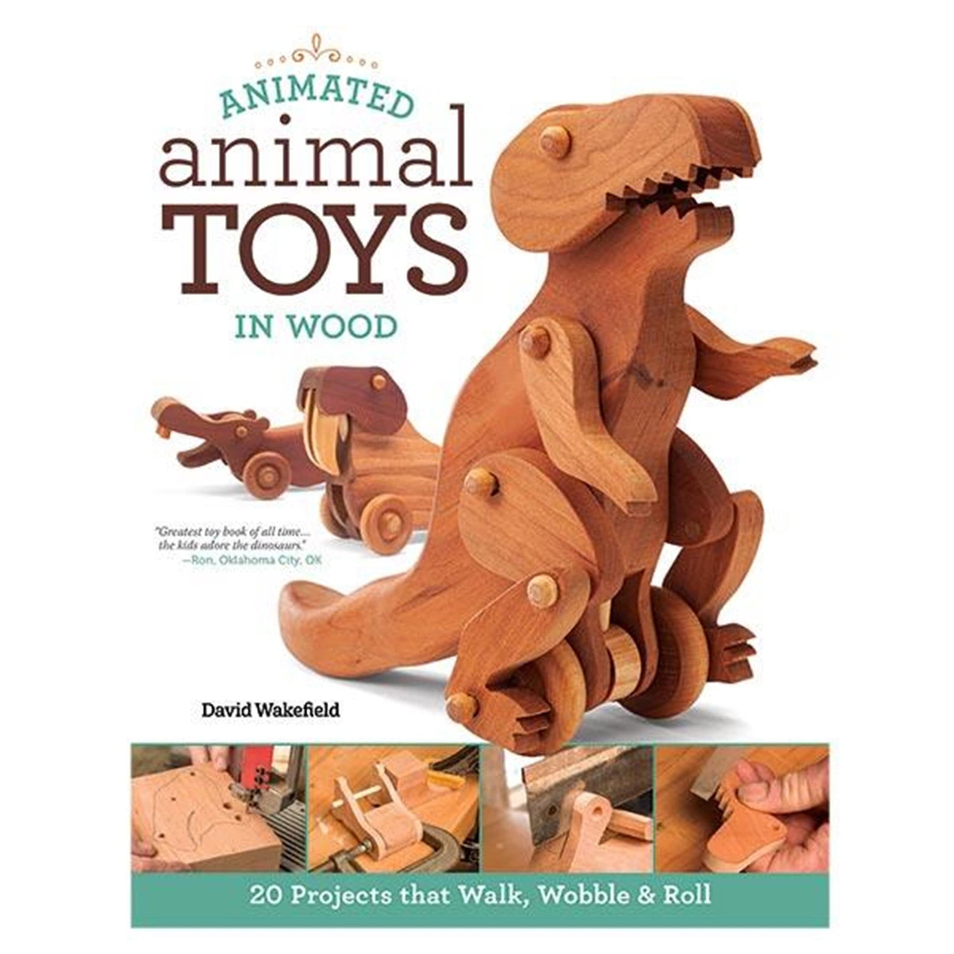 Animated Animal Toys in Wood alt 0