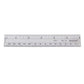 6" See-Through Acrylic Ruler alt 0