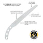 GOMTARO, 240mm Root Cutting Large Teeth Replacement Blade Only Model #154-24