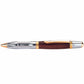 Wall Street II Grip Ballpoint Pen Kit - Chrome & Woodcraft Gold