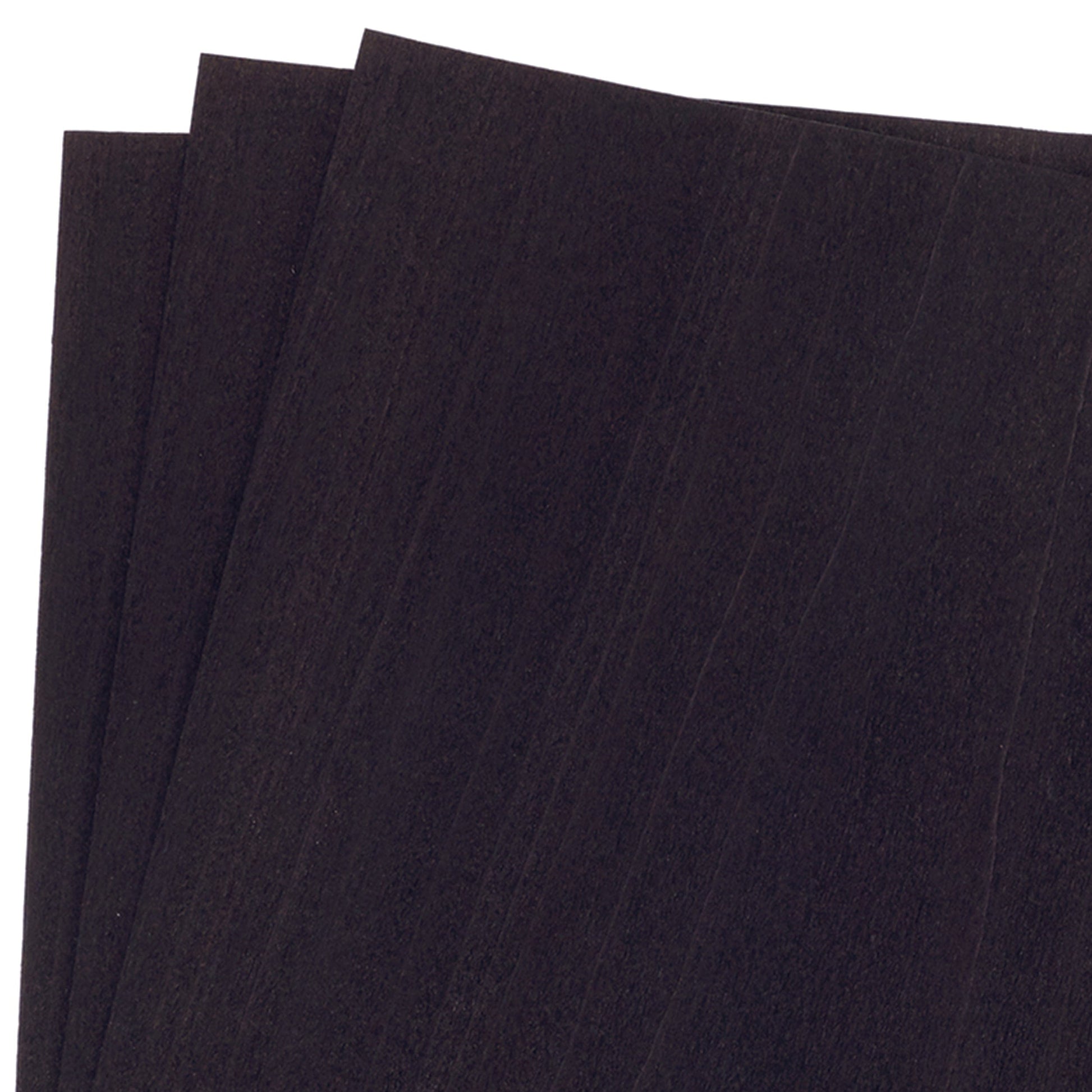 Dyed Wood Veneer Pack - 12" x 12" - Black - 3 Piece alt 0