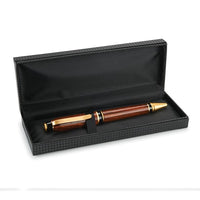 Black Carbon Fiber Texture Pen/Pencil Case alt 0