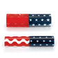 Acrylic Pen Blank - 3/4" x 3/4" x 3" - Stars & Wavy Stripes alt 0