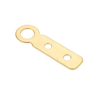 Flat Strap Wall Hangers with Screws - 10 Piece alt 0