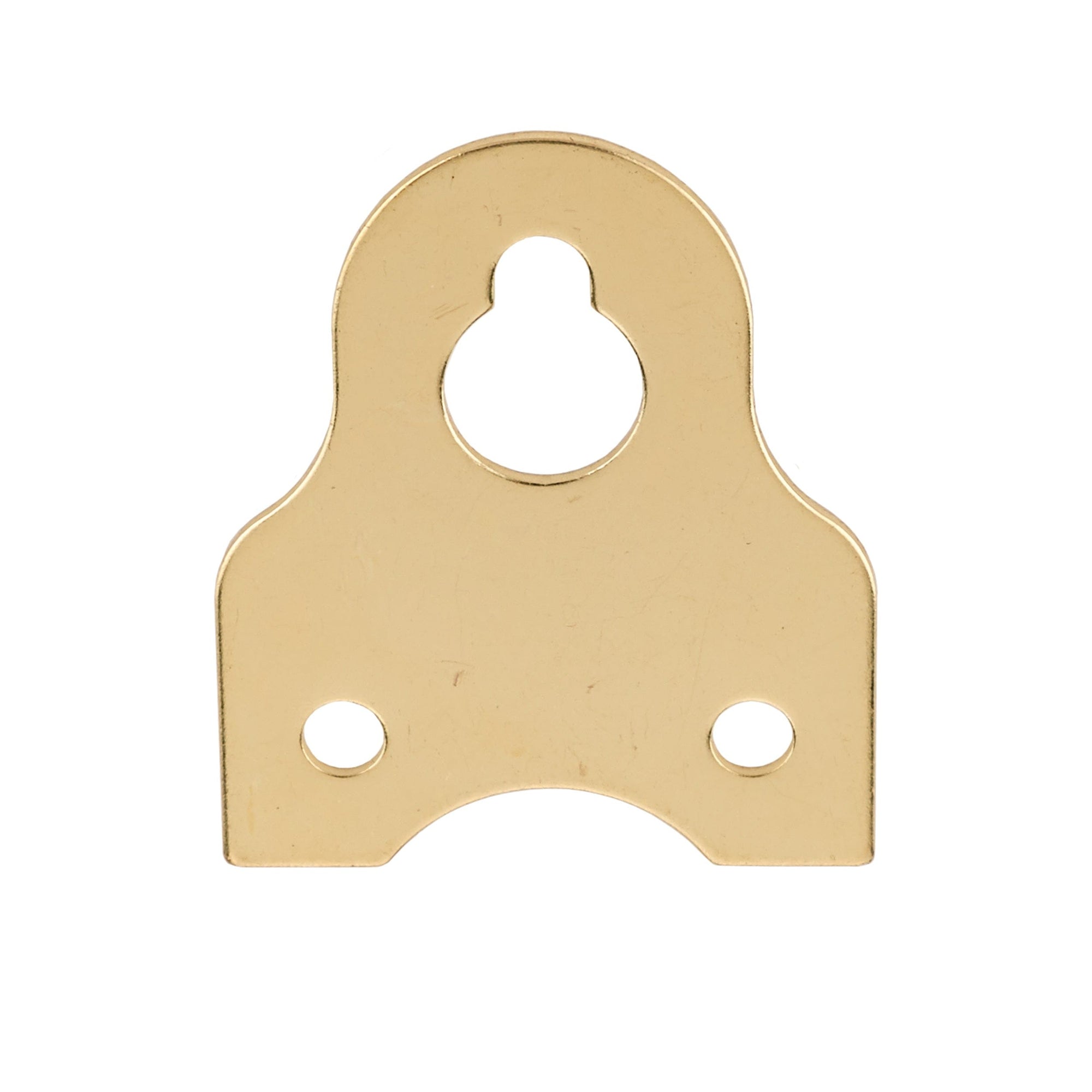 Picture Frame/Mirror Wall Hanger - Polished Brass Finish with Screws - 5 Piece alt 0