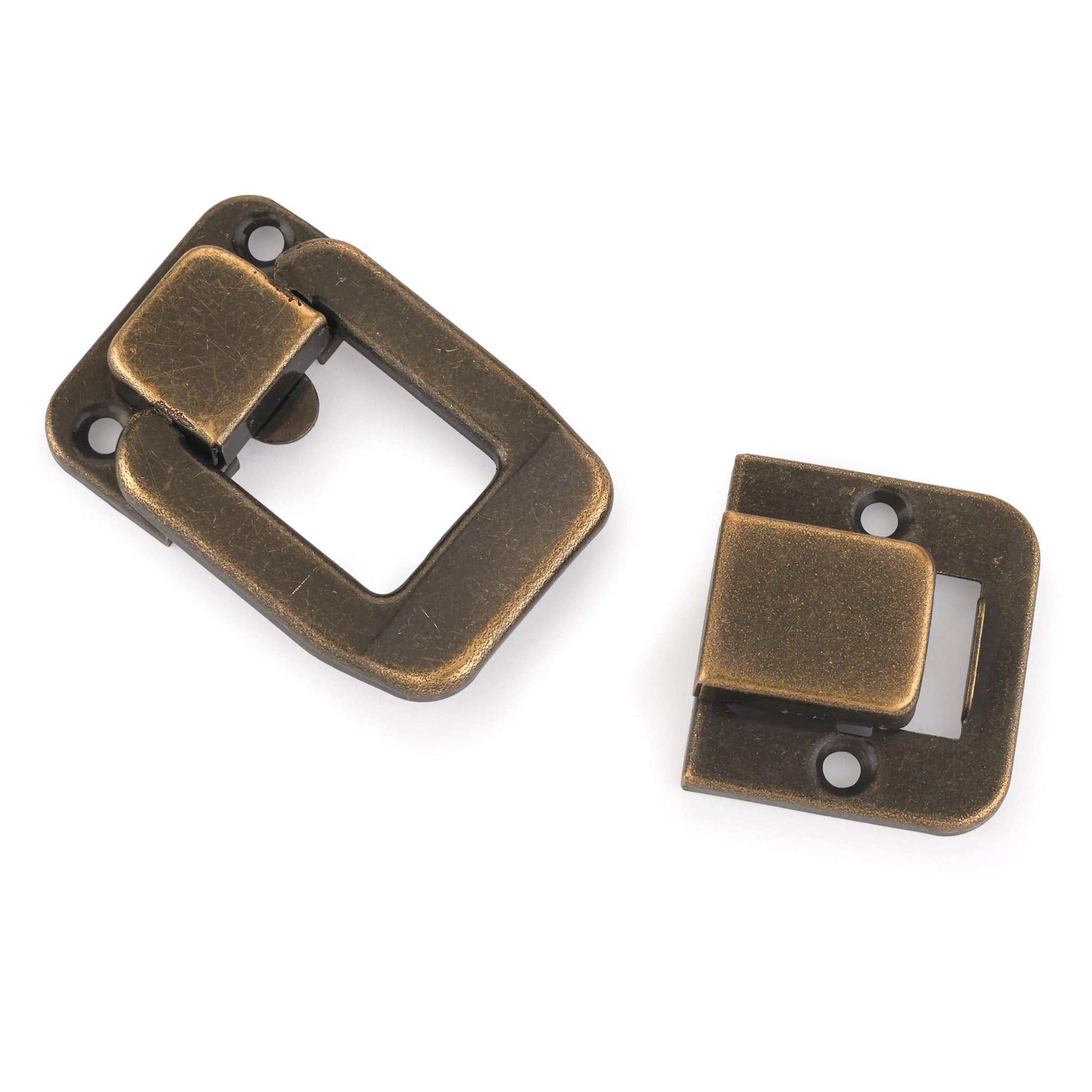 Case Draw Catch with Screws - Antique Brass alt 0