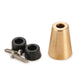Cane Foot Hardware - Brass