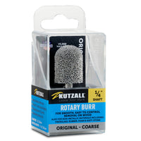 Original Ball Nose Burr, 1/4" Shaft, Coarse (3/4" x 1-1/8") alt 0