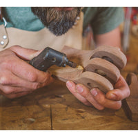 Extreme Flame Burr, 1/8" Shaft, Very Coarse (1/4" x 1/2") alt 0