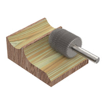 Extreme Ball Nose Burr, 1/4" Shaft, Very Coarse (3/4" x 1-1/8") alt 0