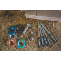 Extreme Ball Nose Burr, 1/4" Shaft, Very Coarse (1/2" x 1-1/2") alt 0