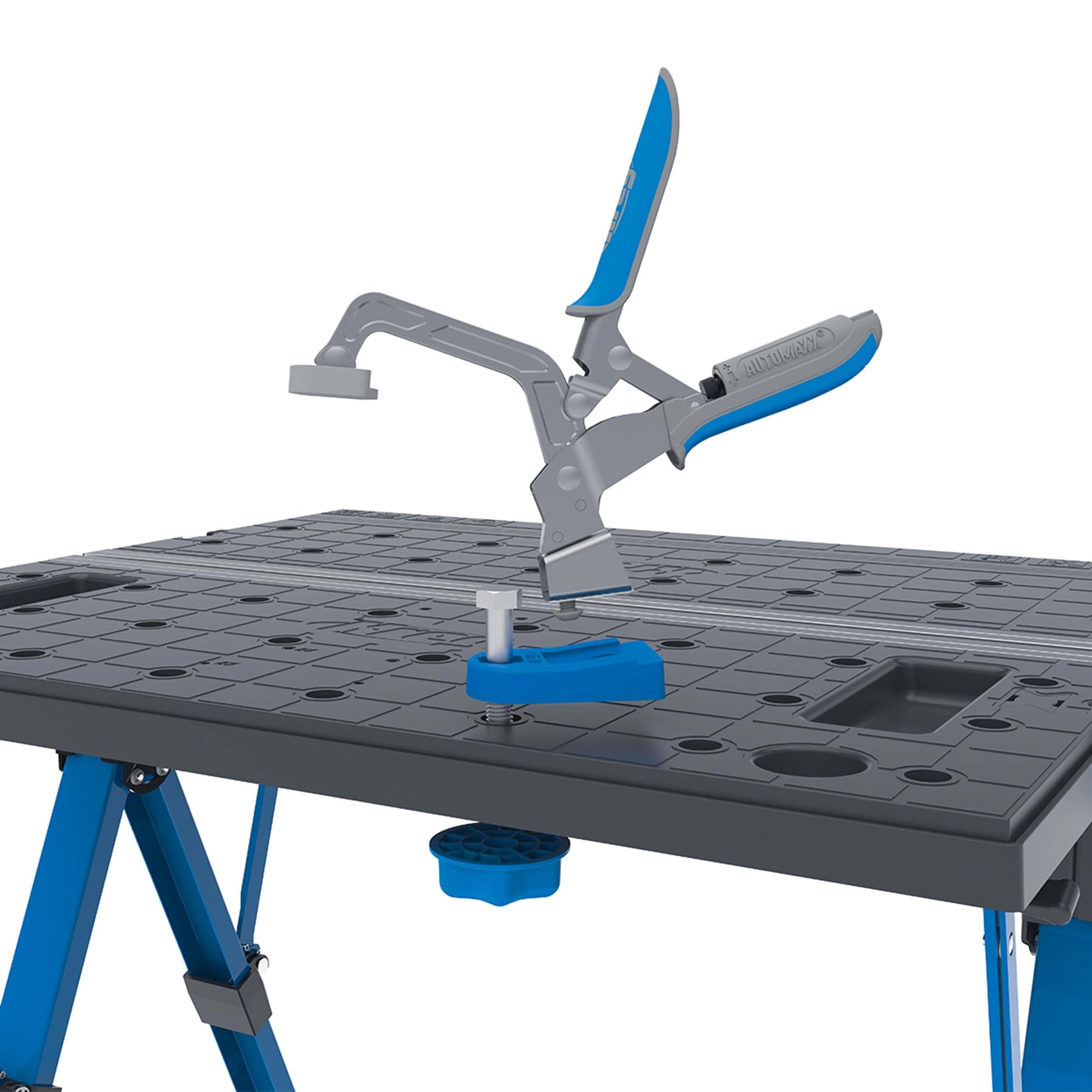 3" Bench Clamp System For Bench Dog Holes alt 0