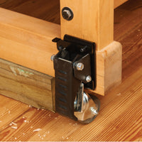 Quick Release Caster Plate - 4 Pack alt 0