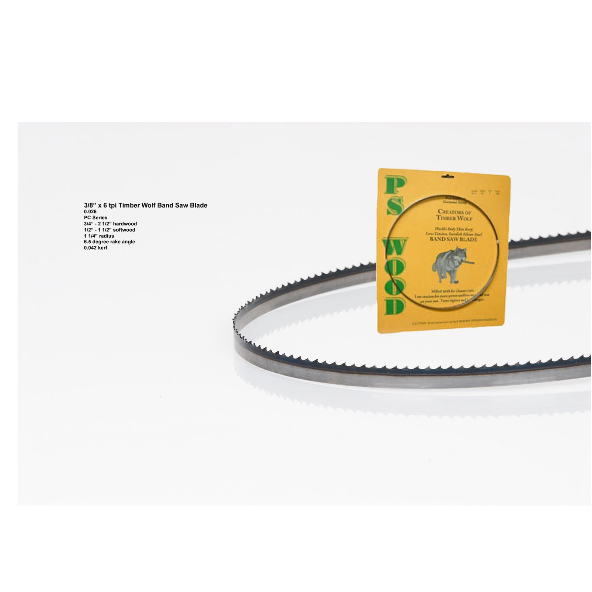 Bandsaw Blade - 70-1/2" x 3/8" x 6 TPI - Positive Claw alt 25