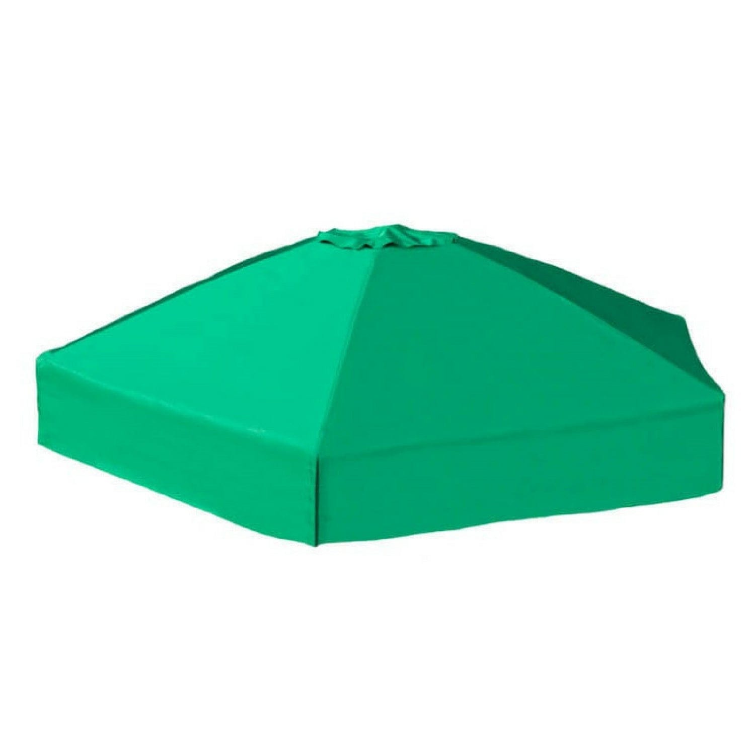 Classic Sienna 7' x  8' x 5.5 " Composite Hexagon Sandbox Kit with Telescoping Canopy/Cover - 2" profile alt 5