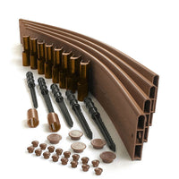 Classic Sienna Curved Landscape Edging Kit 16’ - 1” profile