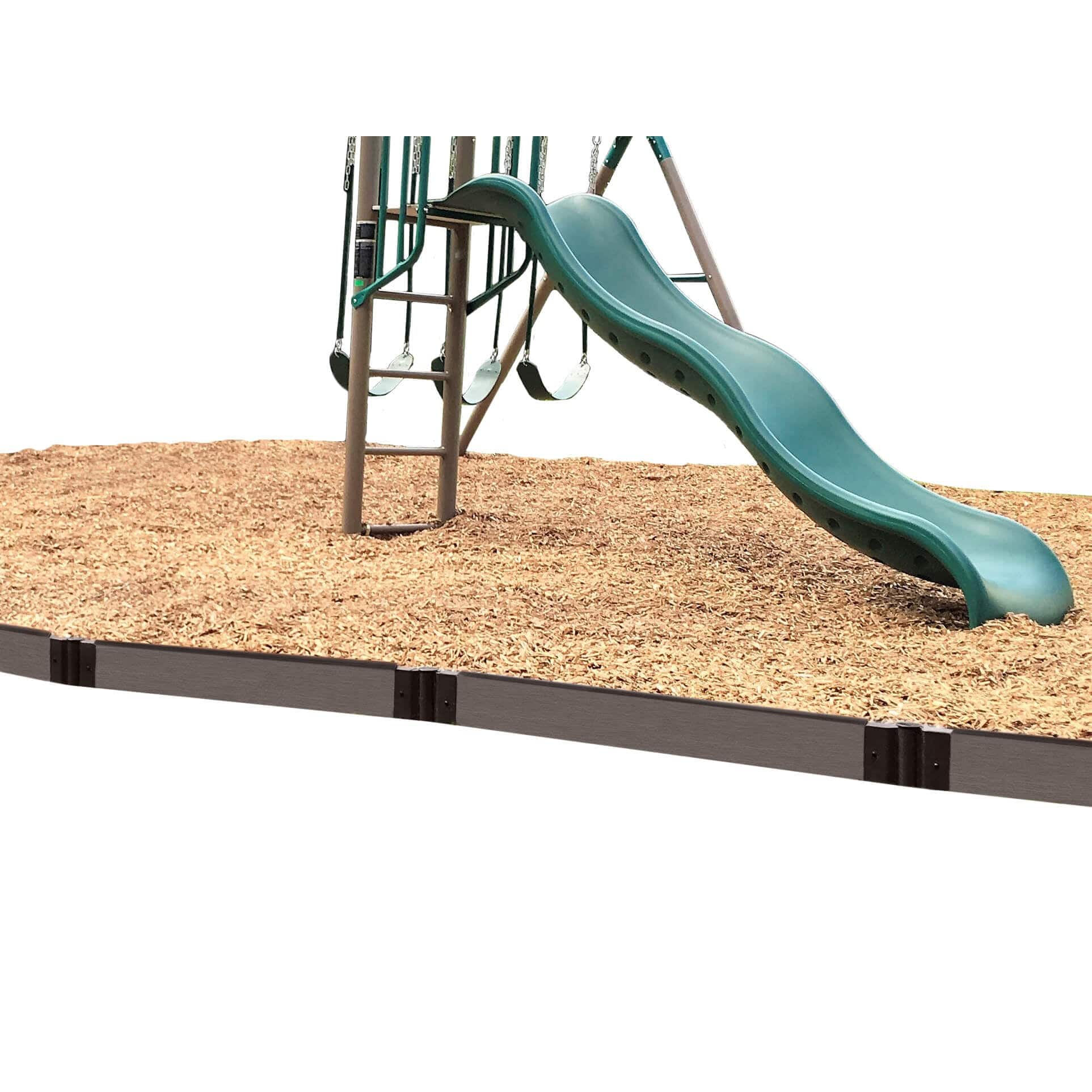 Weathered Wood Straight Playground Border 16' - 1" profile    alt 0