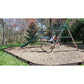 Weathered Wood Curved Playground Border 16' - 1" profile                 alt 0