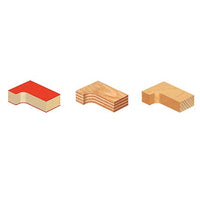 46102-K Spiral Plunge Up-Cut Router Bit 1/4"D 3/4"CH 1/4"SH 2-1/2"OL alt 0