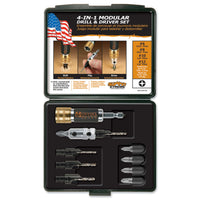 Modular Drill & Driver Countersink Drill Bit Set - 10 Piece alt 0