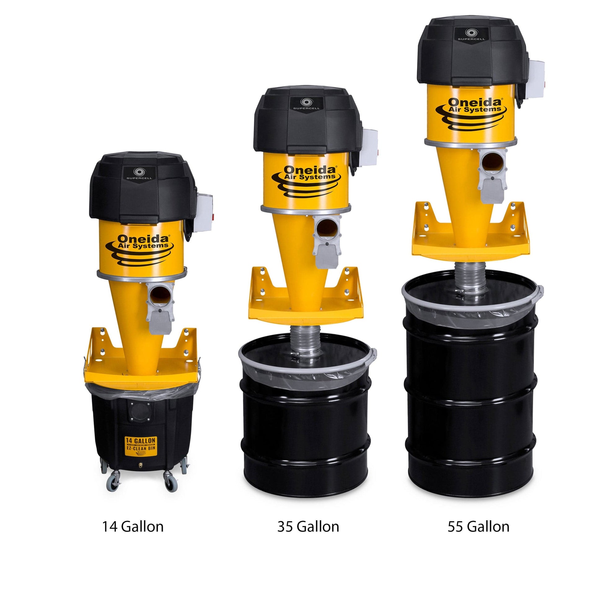 Supercell High-Pressure Dust Collector - 14 Gallon alt 0